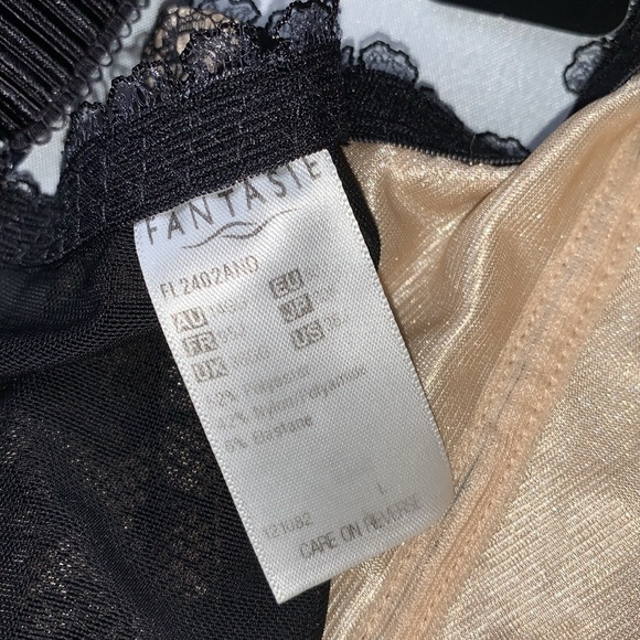 36J Fantasie Susanna Side Support Black Nude Bra - Picture 10 of 14